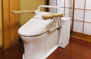 ベッドサイド水洗トイレ